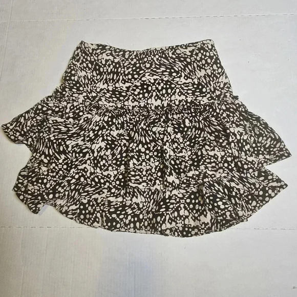 Maeve Black and White Mini Skirt - Picture 6 of 12